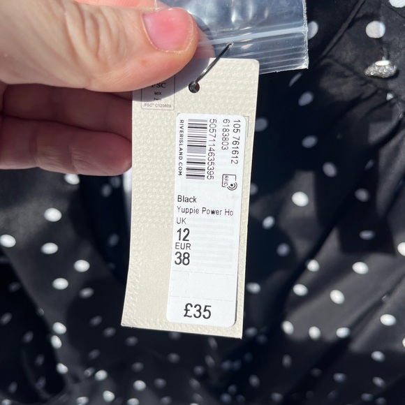 River Island Black Blouse - Picture 6 of 12